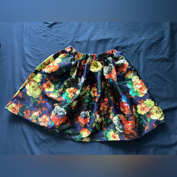 Floral pleated skirt - size m - Picture 3 of 5